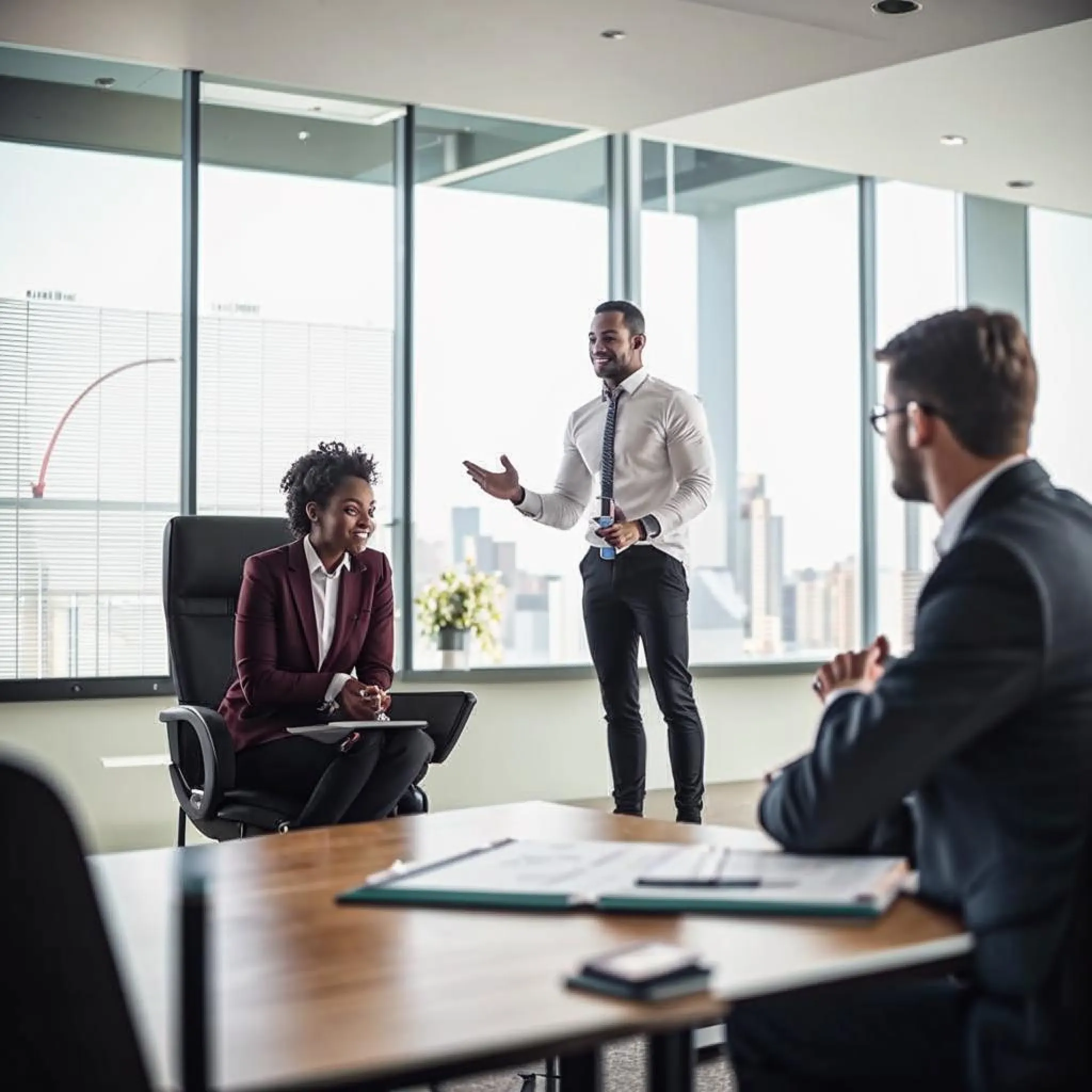 Zespół przedsiębiorców podczas sesji mentoringowej